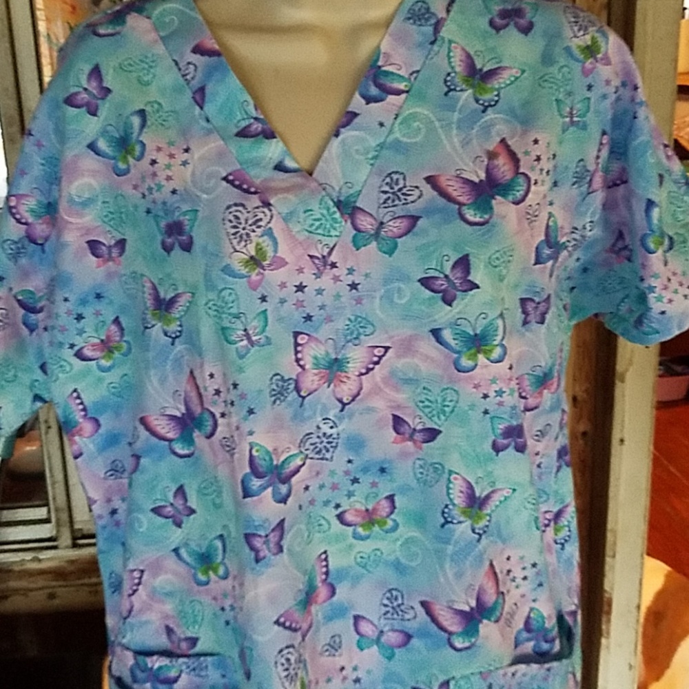 Ladies medical Scrub Top